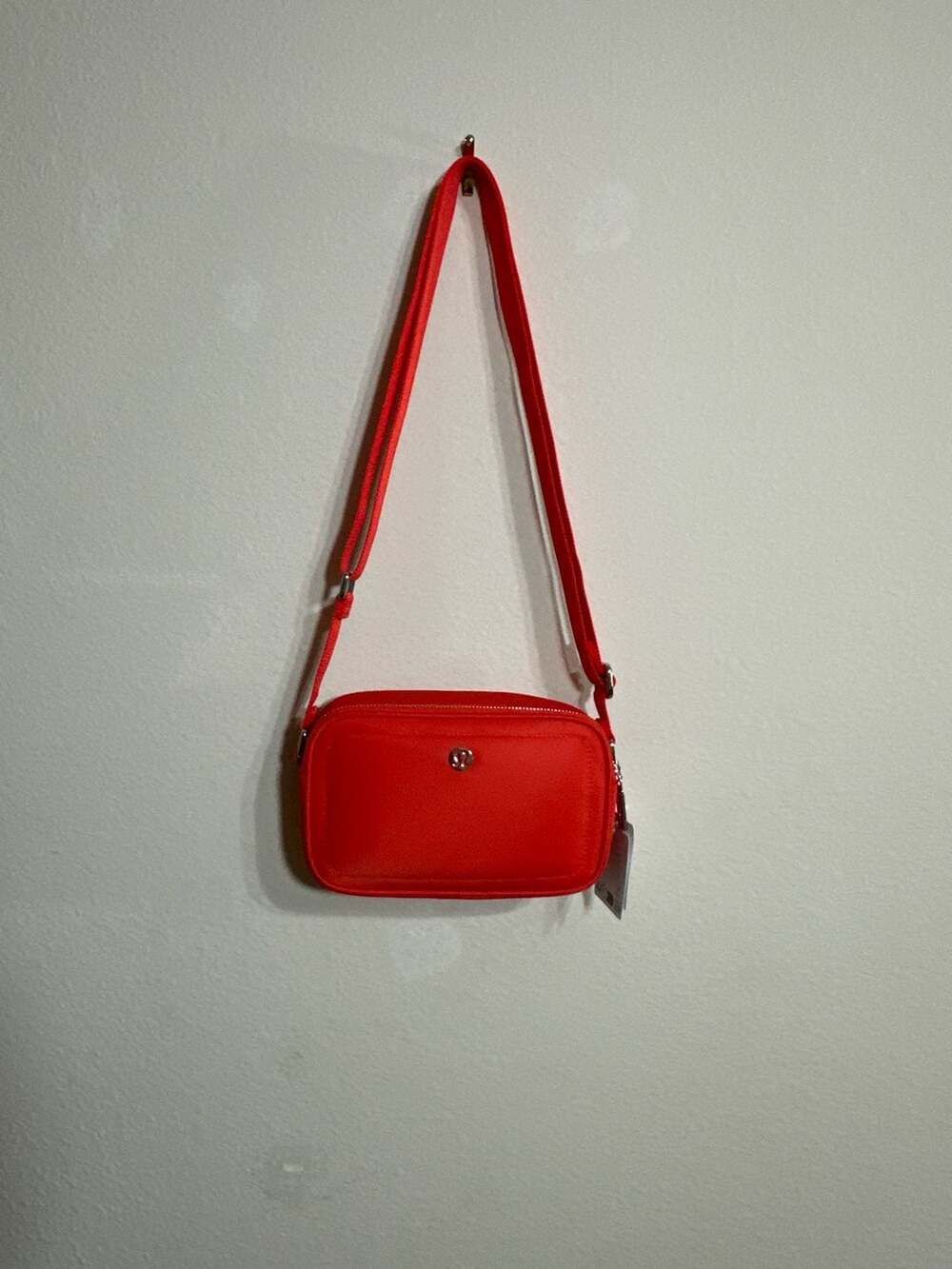 AUTHENTHIC lululemon Crossbody Camera Bag in Light Vapor Red